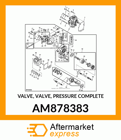 VALVE, VALVE, PRESSURE COMPLETE AM878383