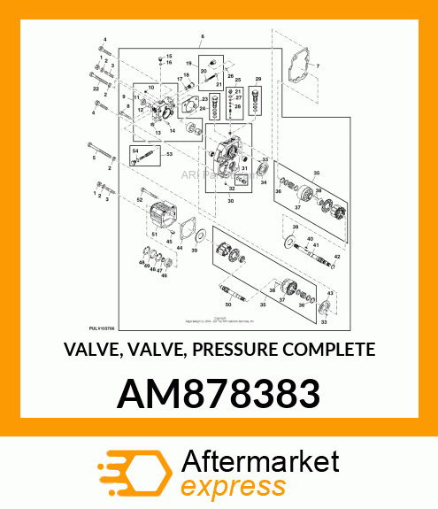 VALVE, VALVE, PRESSURE COMPLETE AM878383