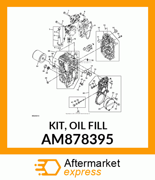 KIT, OIL FILL AM878395