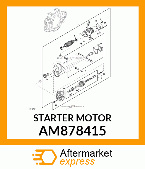 STARTER 1.2KW AM878415