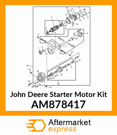 KIT, STARTER AM878417