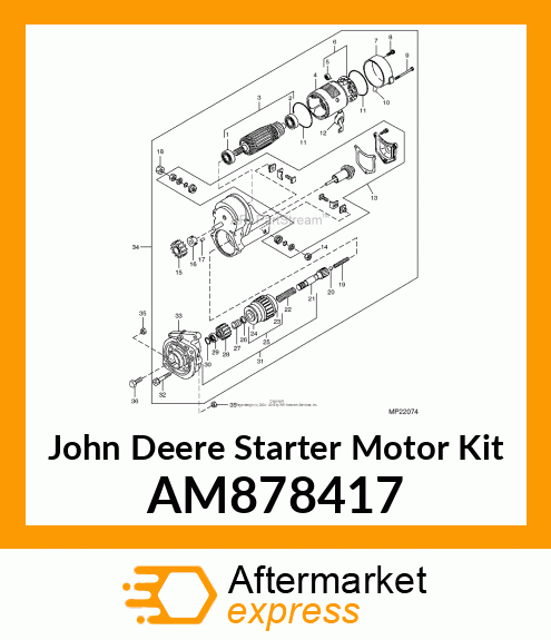 KIT, STARTER AM878417