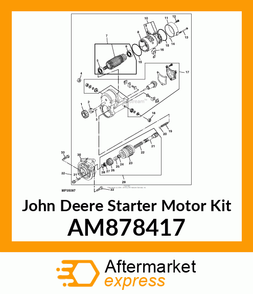 KIT, STARTER AM878417