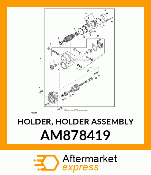 HOLDER, HOLDER ASSEMBLY AM878419