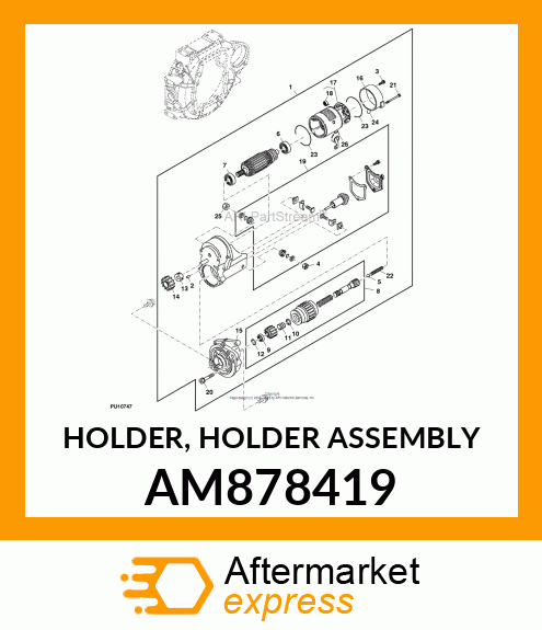 HOLDER, HOLDER ASSEMBLY AM878419