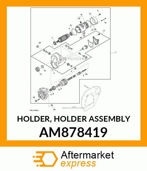 HOLDER, HOLDER ASSEMBLY AM878419