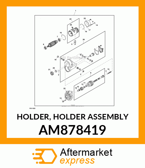 HOLDER, HOLDER ASSEMBLY AM878419