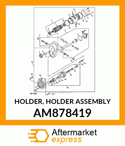 HOLDER, HOLDER ASSEMBLY AM878419