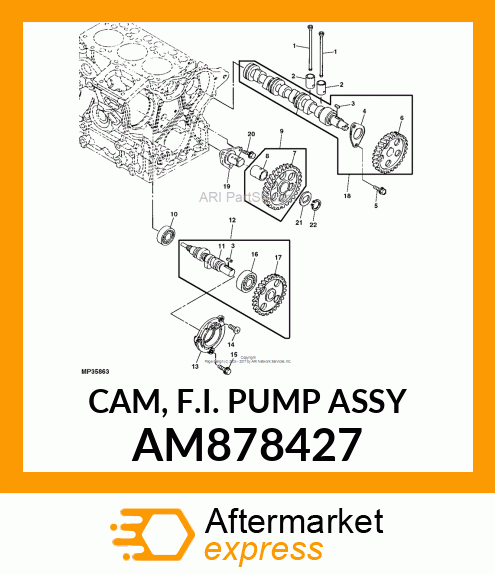 CAM, F.I. PUMP ASSY AM878427