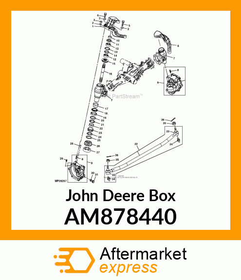 BOX, BOX, FRONT (R) ASSY. AM878440