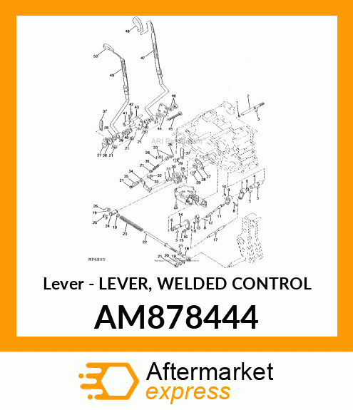 Lever Welded Control AM878444