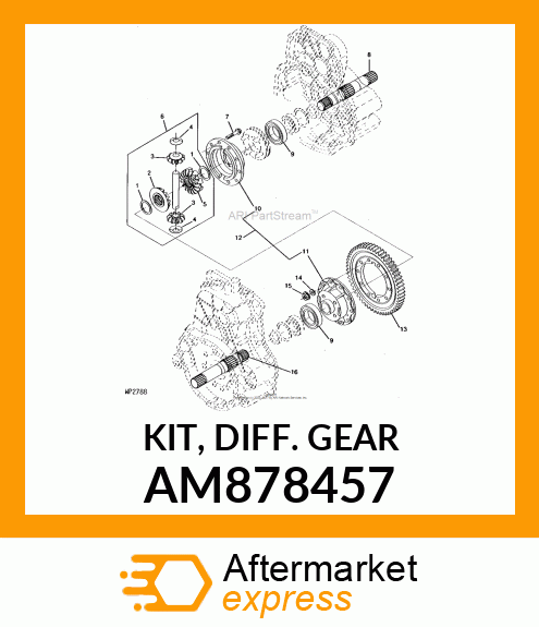 Gear Kit AM878457