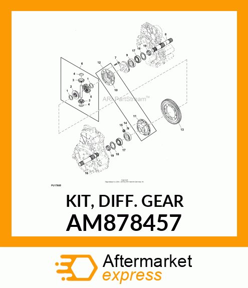 Gear Kit AM878457