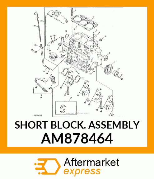 Short Block Assembly AM878464