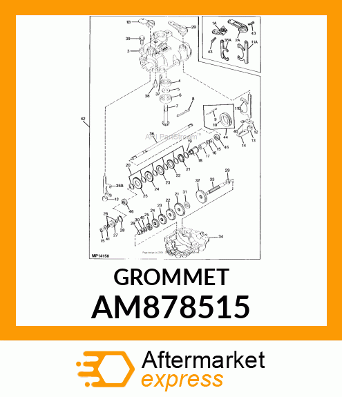 SERVICE KIT, SLIDING COLLAR AND AM878515