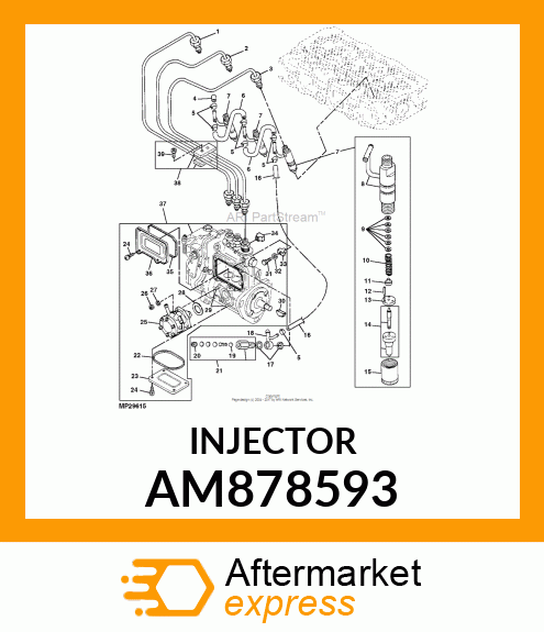 NOZZLE ASSEMBLY, FI AM878593