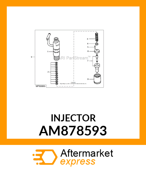 NOZZLE ASSEMBLY, FI AM878593