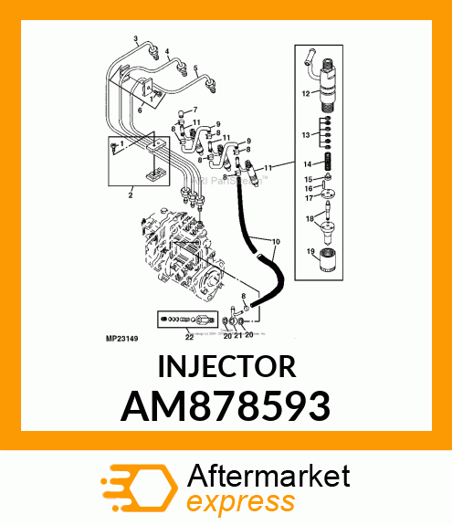 NOZZLE ASSEMBLY, FI AM878593