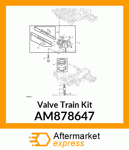 Valve Train Kit AM878647