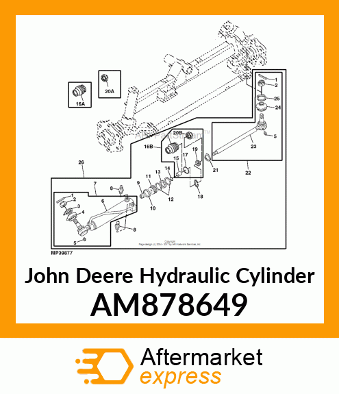 KIT, PST CYLINDER (670 amp; 770 2WD) AM878649