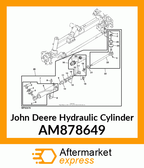 KIT, PST CYLINDER (670 amp; 770 2WD) AM878649