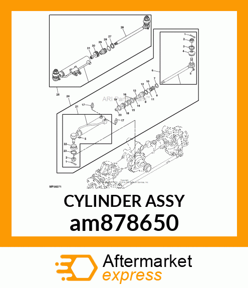 CYLINDER ASSY am878650
