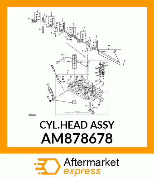 CYL.HEAD ASSY AM878678
