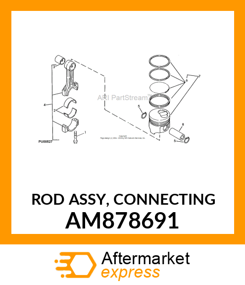 ROD ASSY, CONNECTING AM878691