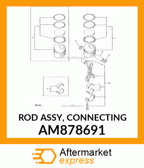 ROD ASSY, CONNECTING AM878691