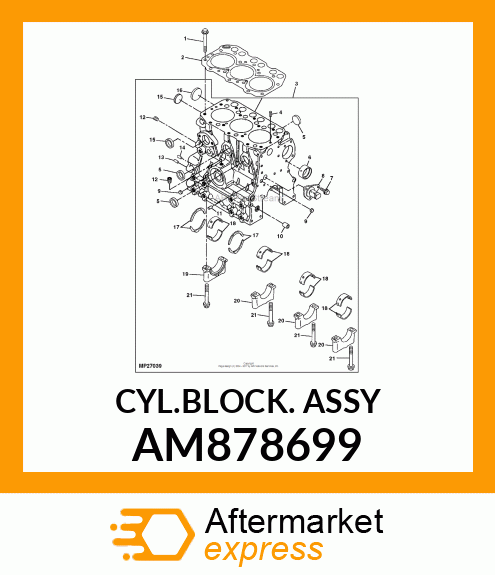 CYL.BLOCK ASSY AM878699