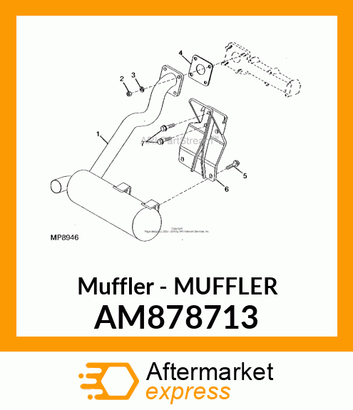 Muffler AM878713