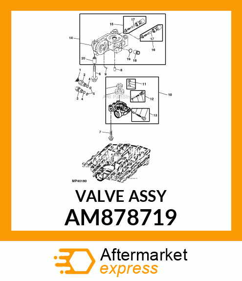 VALVE ASSY AM878719