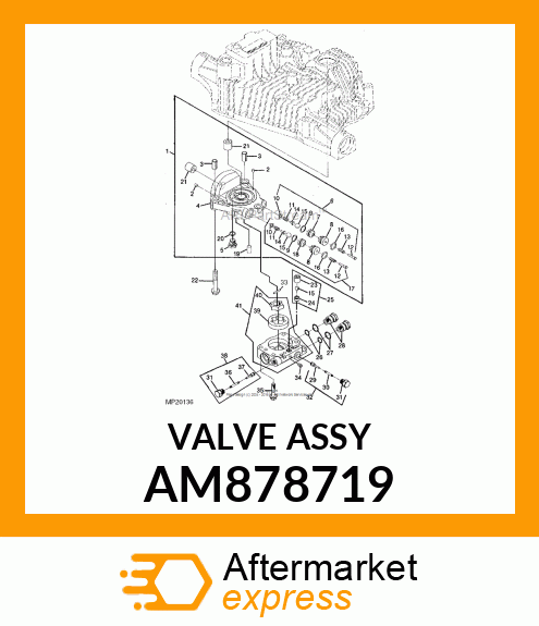 VALVE ASSY AM878719