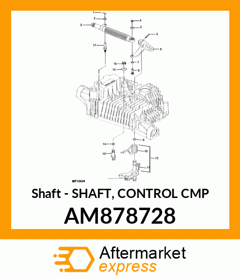 Shaft - SHAFT, CONTROL CMP AM878728