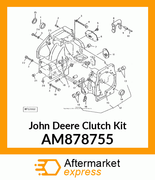 KIT, CLUTCH HOUSING AM878755