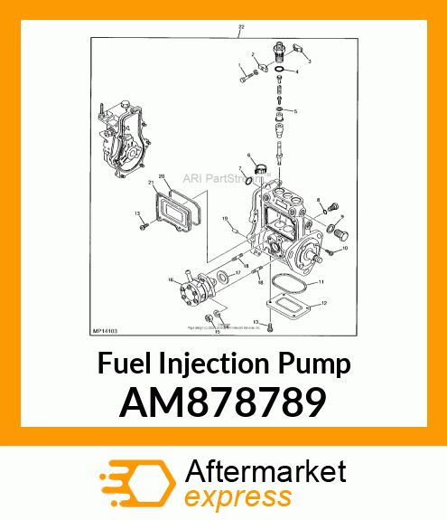 Fuel Injection Pump AM878789