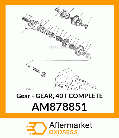 Gear 40T Complete AM878851