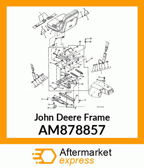 FRAME, WELDED UPPER AM878857