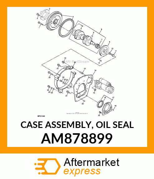 CASE ASSEMBLY, OIL SEAL AM878899
