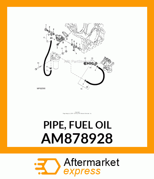 PIPE, FUEL OIL AM878928