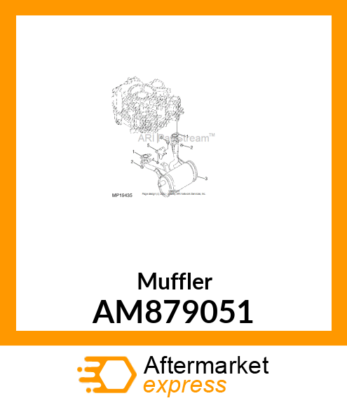 Muffler AM879051