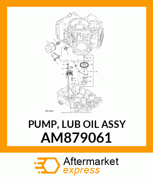 Oil Pump AM879061