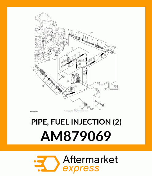 PIPE, FUEL INJECTION (2) AM879069