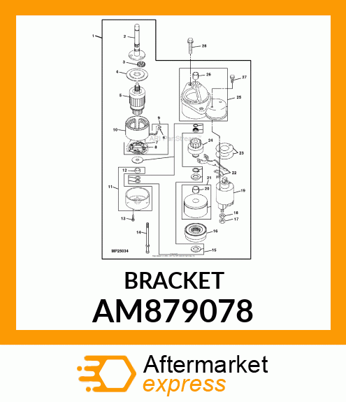 Bracket AM879078