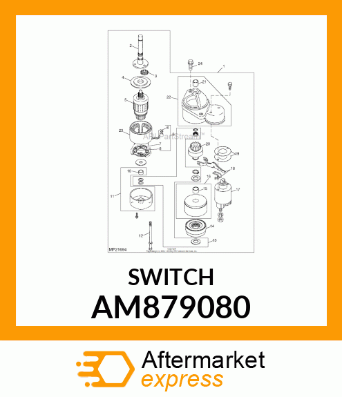 SWITCH, MAGNETIC ASSEMBLY AM879080