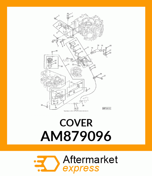 COVER, C.W. PUMP ASSY AM879096