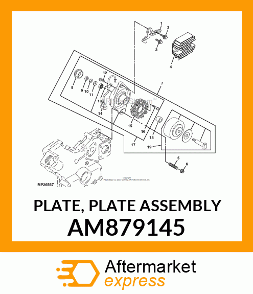 Plate AM879145