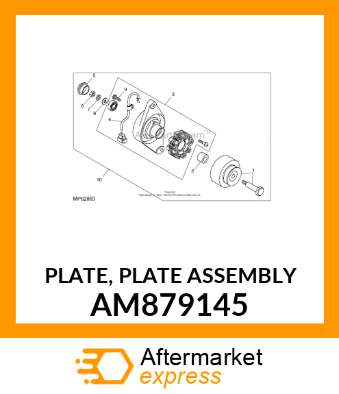 Plate AM879145