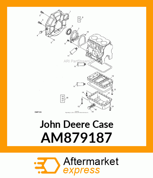 CASE ASSEMBLY, OIL SEAL AM879187