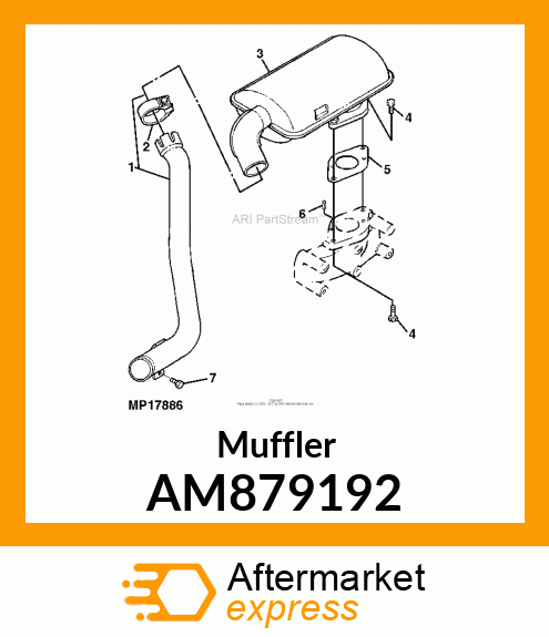 Muffler AM879192